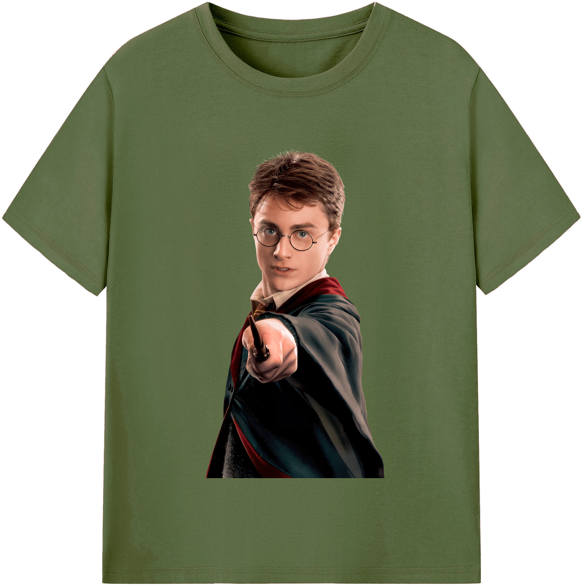 （画像用） Harry Potter ハリー・ポッターシリーズ 綿100％半袖Tシャツ（フロントプリント）